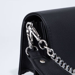 Сумка женская TEXTURA, мессенджер, маленький размер, цвет чёрный  фото 4