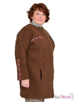 Куртка-пальто Модель №764 размеры 44-84 - Plusmoda фото 5