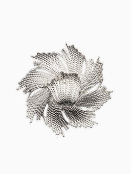 Брошь «Солнце», цвет серебро