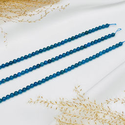 Бусины для рукоделия из Апатита (65 бусин) 39 см