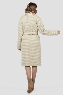 01-12116 Пальто женское демисезонное (пояс) - El podio фото 6