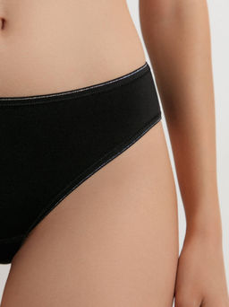 CONTE BASIC COLLECTION LB 5003 Трусы женские (в коробке) black lurex