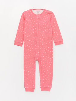 Bisiklet Yaka Fermuarl? Desenli K?z Bebek Tulum - Waikiki фото 2