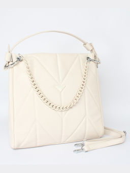 Сумка женская искусственная кожа Marrivina-22225-1, 1отд+карм/перег, плечевой ремень, бежевый SALE 260230 - Adelia фото 6