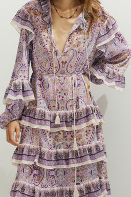 Flounced tunic dress - H&m фото 7