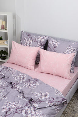 Простыня на резинке поплин Виола-компаньон