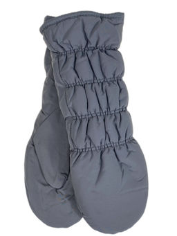 Зимние женские варежки с подкладом из искусственного меха, цвет серый