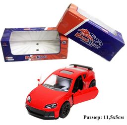 Модель 1:32 в коробке "Toyota Supra" (4442) 2 двери откр-ся