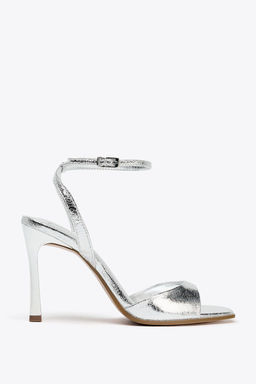 PATENT-FINISH HIGH-HEEL SANDALS - Zara фото 27