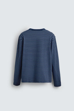JACQUARD STRIPE T-SHIRT - Zara фото 8
