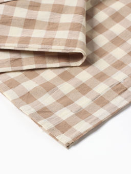 Постельное бельё Этель 2 сп Beige cage 180х210 см,220х240 см,50х70-2шт, 100% жатый хлопок, 140 гр/м2  фото 11