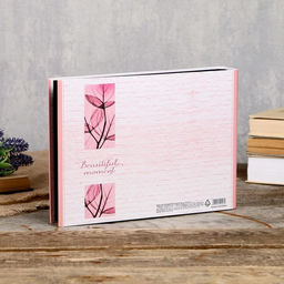 Фотоальбом на кольцах 25 листов Beautiful moment сердце, с уголками, 27?19 см