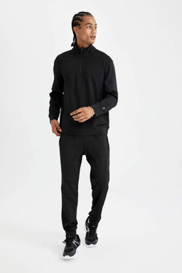 DeFactoFit Спортивная толстовка стандартного кроя с воротником-стойкой  фото 2