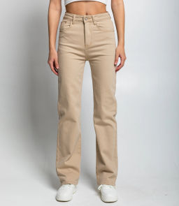 Джинсы #КТ8928, бежевый - Dommod фото 2