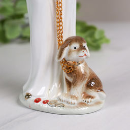 Статуэтка Дама с собачкой 31 см / 0839 /уп 24/ - Галеонтрейд фото 3