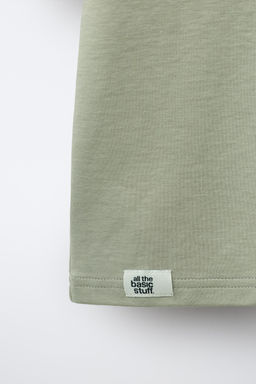 CAMISETA LISA INTERLOCK / Gris topo