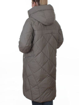 A620 OLIVE Пальто зимнее женское (200 гр. био-пух)