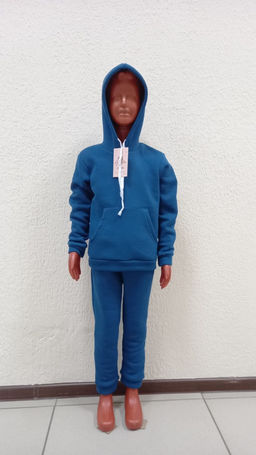 Утепленный детский костюм с начесом ФН-2231, синий
