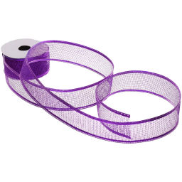 Лента для декорирования "Изящная" 4 см, 2,7 м, Фиолетовый (микс дизайнов)