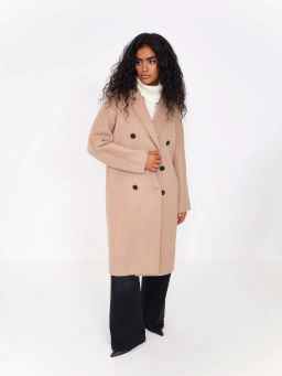 Пальто прямого кроя  R080 - Emka фото 7