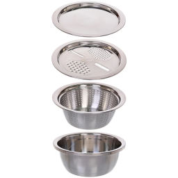 Набор посуды 4предмета (Дуршлаг,миска, терка,поднос)
