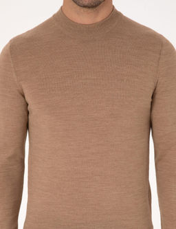 Camel Slim Fit Basic Kazak - Cacharel фото 6