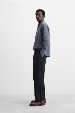 VISCOSE BLEND KNIT POLO SHIRT - Zara фото 44