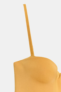 VESTIDO CORTO TIRANTES / Amarillo oscuro - Zara фото 11