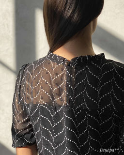 Платье Венера (черный)** - Nadi bordo фото 6