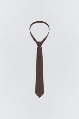 SILK - WOOL TWILL TIE SOSHIOTSUKI x ZARA