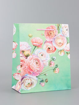 Цена за 2 шт. Пакет подарочный ламинированный вертикальный «Симфония цветов», 18×22.3×10 см