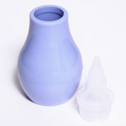 Детский назальный аспиратор, с колпачком, цвет фиолетовый «Груша»