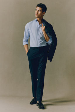 Camisa de facil planchado Slim Fit - H&m фото 4