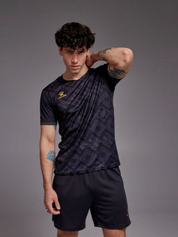 Футбольная форма KELME Short-Sleeved Football Suit Black
