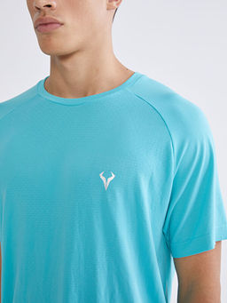 Bisiklet Yaka Erkek Spor Ti??rt