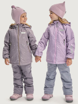 Костюм 7м1026 пудра/светло-серый