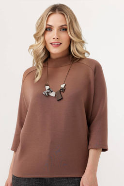 Блузка 4299/02/Коричневый - Rise фото 2