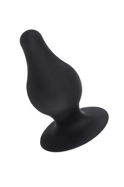 Анальная втулка Erotist Spade S, сайлекспан, чёрный, 8 см  фото 3