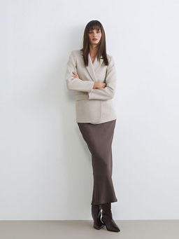 Beli Lastikli A Kesim Saten Etek