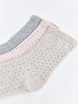 Desenli Kad?n Soket ?orap 3l?