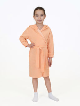 Халат детский светло-персиковый 908/1 (98, 56)