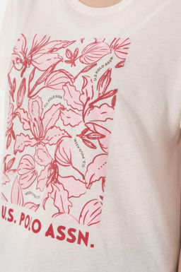 Kad_n Krem Ti__rt Sepette S_rpriz _ndirim - U.s. polo assn фото 7