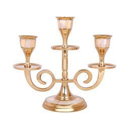 Подсвечник на 3 свечи № П4631/3 (перламутром)