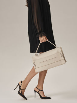 Сумка Stitch DBR 31141 светлый крем  фото 4