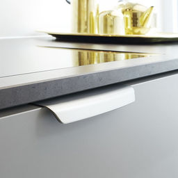 Цена за 2 шт. Ручка торцевая CAPPIO RT002CP, L=150 мм, м/о 128 мм, цвет матовый хром