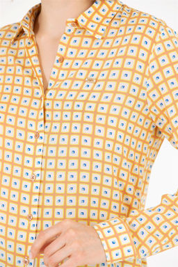 Женская рубашка лосося с длинным рукавом - U.s. polo assn фото 14