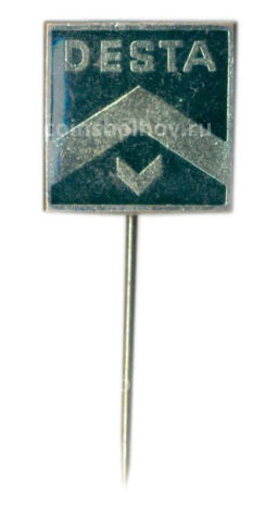Значок рекламный Desta