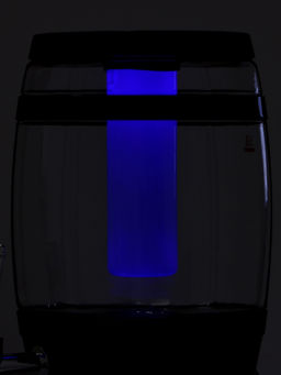 Пивной бочонок «Банный», колба 3 л, ёмкость для льда, подсветка, пластик, чёрный