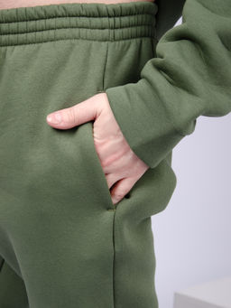 Костюм "Грей" хаки, футер начес