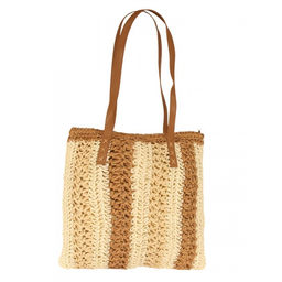 Сумка пляжная текстиль SNX-037, 1отд, светло-бежевый 265626 - Adelia фото 2